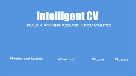 Use our quick and easy online cv builder to make your cv stand out. Android Apps by Intelligent CV on Google Play