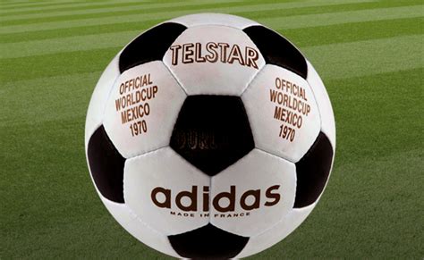 Telstar was a football made by adidas. elFutbloglin: Adidas Telstar (Mundiales 1970-1974)