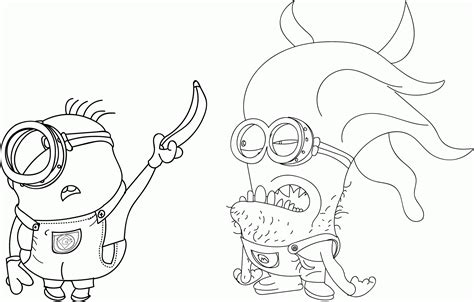 Search through 623,989 free printable colorings at getcolorings. Minions Coloring Pages Banana - Coloring Home