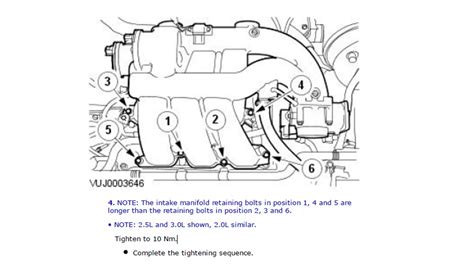 Engine breather hose rh a bank. intake manifold bolts 2004 X Type 3.0L - Jaguar Forums ...