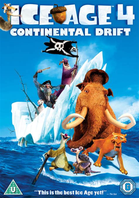 Manny, diego, and sid embark upon another adventure after their continent is set adrift. Ice Age 4: Continental Drift DVD | Zavvi