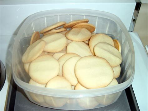 You could put another sugar covered skewer into the jar and wait another week for another crystal covered stick. Lunchroom Butter Cookies | Really simple to prepare and ...