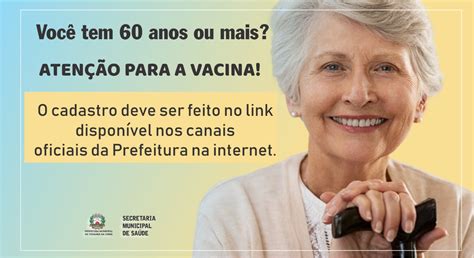 Se tem 45 ou mais anos já pode agendar o local e a hora para receber a vacina. Link para agendamento de idosos acima de 60 anos para vacina COVID-19 estará disponível nesta ...