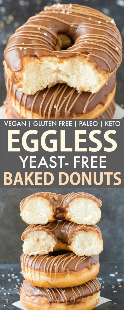 That means they really couldn't be easier to make. Vegan Gluten Free Baked Donuts (Keto, Paleo Option ...