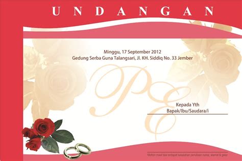 Gambar bunga untuk undangan gambar contoh desain bingkai undangan pernikahan gambar. Download Undangan Gratis | Desain Undangan Pernikahan ...