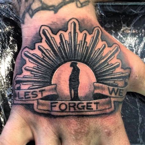 Lest we forget australian army design. Pin on Tattoos