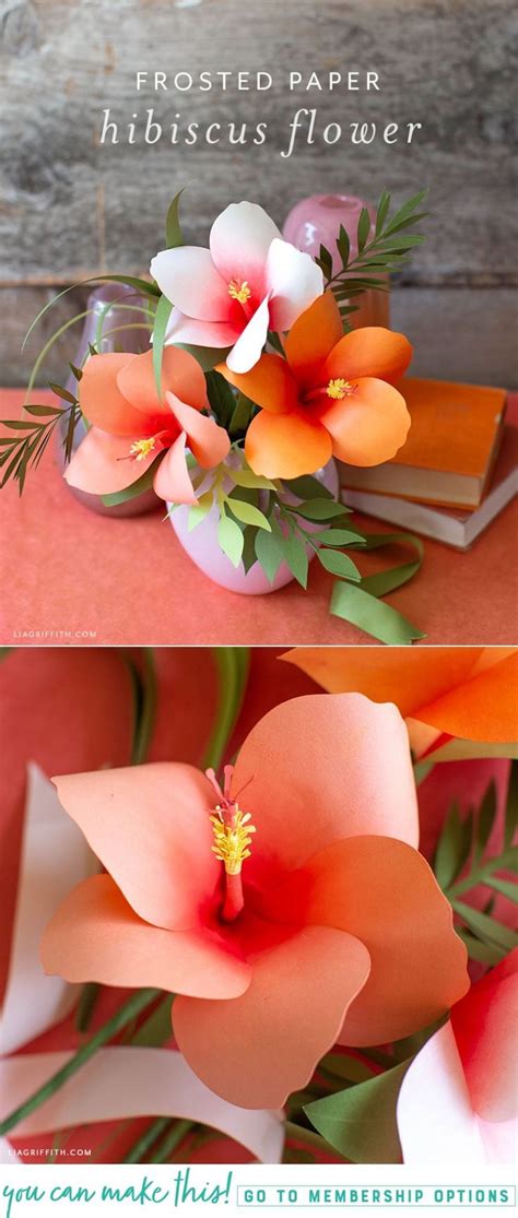 Patterns for making paper hibiscus / hibiscus paper template free | flowers templates. Patterns For Making Paper Hibiscus / Video Tutorial: Heavy Crepe Paper Hibiscus (Starter ...