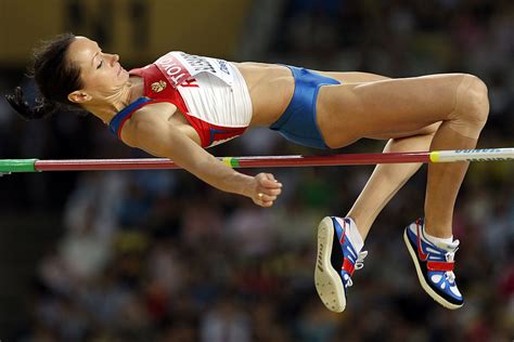 The best gifs for high jumping. 2004 Olympic High Jump Champion Slesarenko Retires