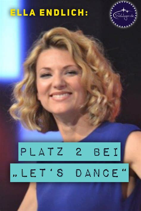 Ich habe gemerkt, mit wie viel leidenschaft sie dabei ist. Bei "Let's Dance": Ella Endlich auf dem zweiten Platz ...