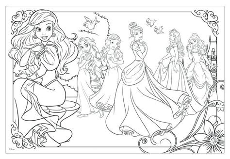 Disney prinsessen kleurplaten om online verf. Kleurplaat Alle Disney Figuren
