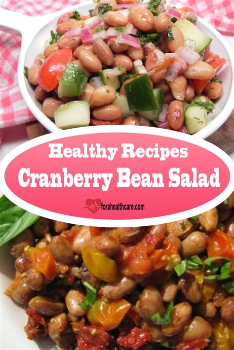 Wikipedia article about cranberry bean on wikipedia. Healthy Recipes : Cranberry Bean Salad - Health | Recipe ...