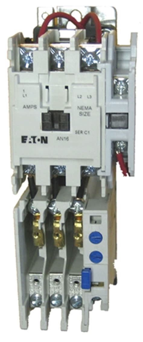 They can be used as a guide when wiring the controller. Eaton AN16BNOTC 18 AMP NEMA Size 0 Starter with a 24 volt ...