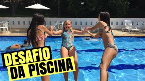 Desafio da piscina fale qualquer coisa😂 👏. DESAFIO DA PISCINA - GABRIELLA SARAIVAH ft. BIANCA VEDOVATO - YouTube