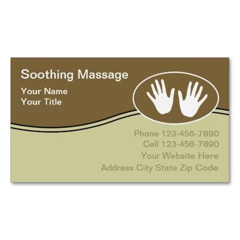 This massage and spa business card features three photos with your business name and logo. Massage Business Cards | Zazzle.com | Massage business ...