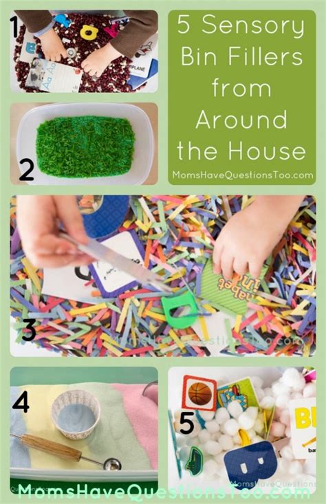 You most likely have supplies in your kitchen cupboard, that would be engaging for your child. 15 Creative Ideas for Sensory Bin Fillers