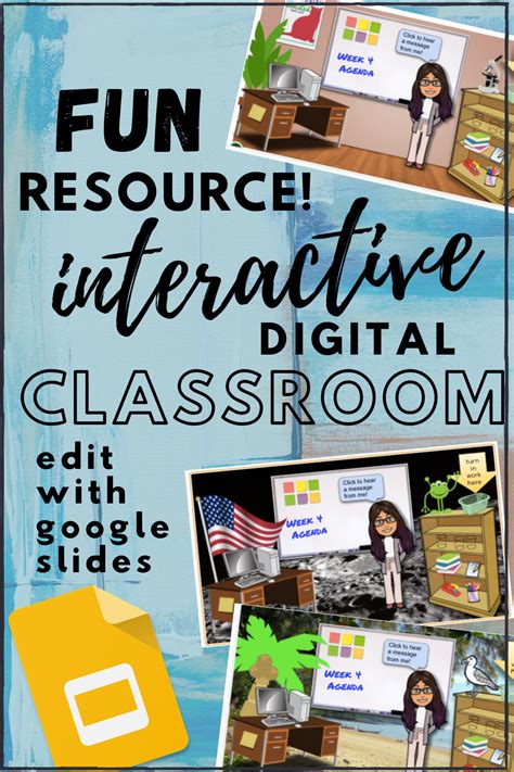 Remote learningbitmojivirtual classroomteacher resourcesdistance learningteacher bitmojiteachersproject litteaching ideaslearninggoogle. Make a Bitmoji Virtual Classroom with Google Slides ...