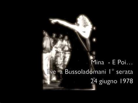 Dio lo sa quante volte ho detto no. Mina - E poi... live 1978 (bootleg) - YouTube
