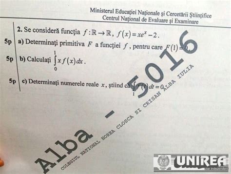 Subiecte bac 2021 matematica stiinte ale naturii. Subiecte Matematica, simulare Bacalaureat 2016 clasa a XII a