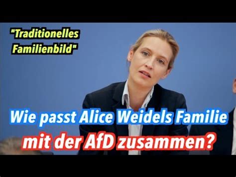 Wie passen die eigenen lebensentwürfe mit den vorstellungen der partei zusammen? Zum Familienbild der AfD: Lebt Alice Weidel in einer ...