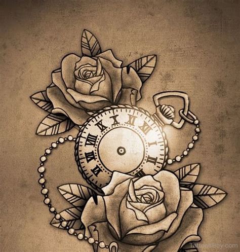 When clock tattoos include a skull or are incorporated into the skull design, they generally represent death or mortality. | Search Results | Tattoo Designs, Tattoo Pictures | Page 1120