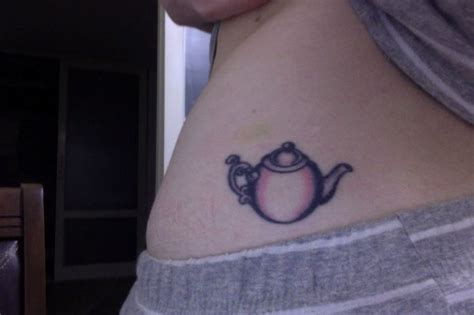 The placement of this tattoo means the wearer is not afraid to show it off, especially when wearing short skirts or bum shorts. Simple teapot side tattoo - | TattooMagz › Tattoo Designs ...