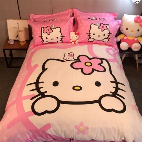 Choose from contactless same day delivery, drive up and more. lovely pink girls hello kitty bed bedding set cotton ...