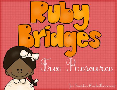 This is a sample of what can be done over two weeks. Ruby Bridges FREEBIE: Facts About Ruby and Journal Paper ...