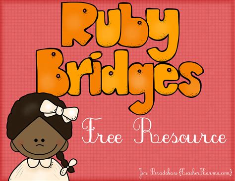 Despite protests and threats, ruby continued going to school. Ruby Bridges FREEBIE: Facts About Ruby and Journal Paper ...