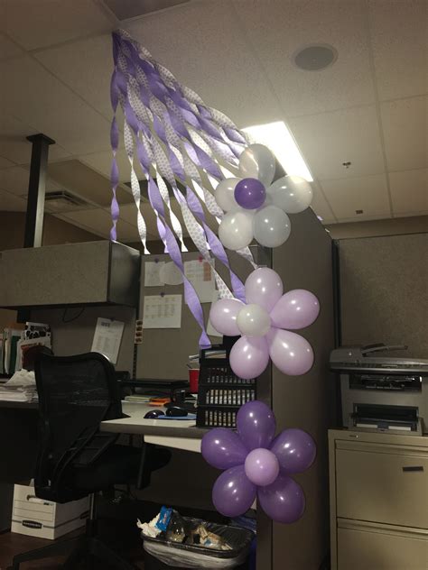 It's not like you can paint or swap out the furniture, and a generic working space can make your day seem even more monotonous than it already is. Cubicle Birthday Decorations | Cubicle birthday ...