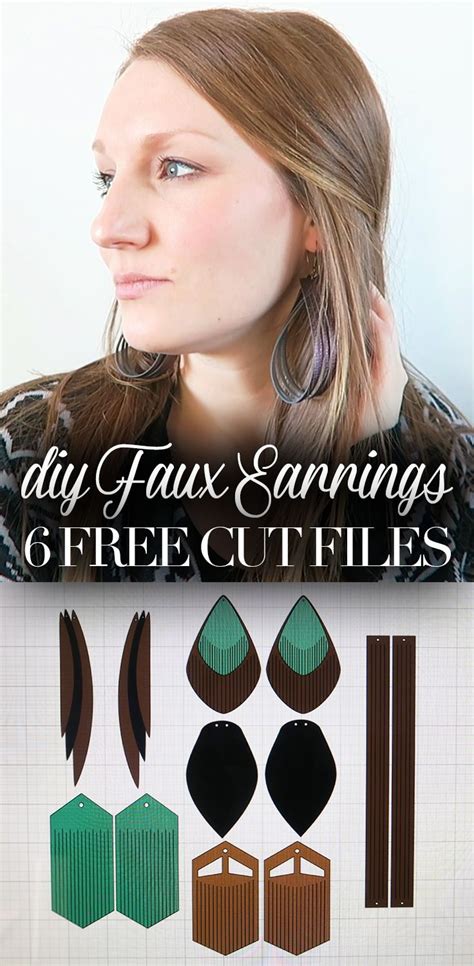 These 3 simple designs are perfect to make, sell, or gift! DIY Faux Leather Earrings | Leather earrings, Diy earrings ...