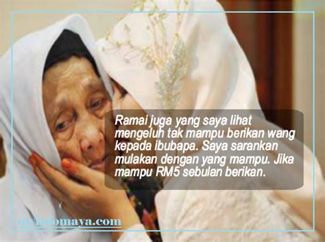 Bagi ibu bapa yang berhadapan dengan anak yang degil dan biadap terhadap mereka, mungkin perlu muhasabah kembali tentang hubungan dengan ibu bapa mereka dahulu. Ibu bapa enggan terima wang yang diberi, namun sehingga ...