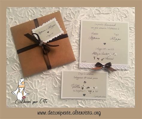 Con canva potrai creare degli incredibili inviti matrimonio e organizzare le nozze fai da te. PARTECIPAZIONI MATRIMONIO "COUNTRY CHIC" - Feste ...