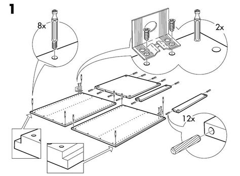 These tables are beautiful to look at plus they are very sturdy when up in the flat open position. Ikea Akurum Base Cabinet Frame Assembly Instruction ...