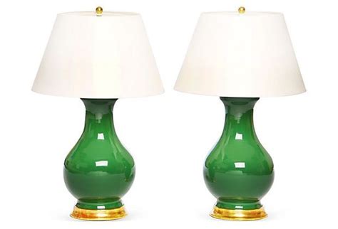 I had to return it when i learned that the i purchased a set of lamps recently from one kings lane. One Kings Lane - Furniture, Art & Accessories - Green Table Lamps, Pair | Green lamp, Green ...