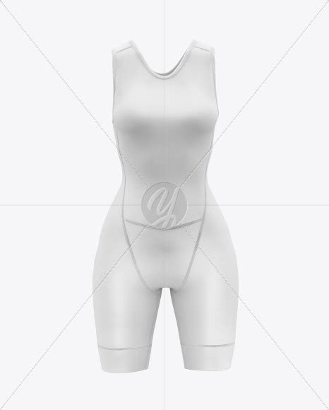 Download Women's Trisuit Mockup in Apparel Mockups on Yellow Images ...