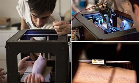 The 3D Printer that can give you a TATTOO | Daily Mail Online