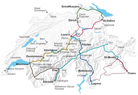 Zobrazovaná mapa státu švýcarsko využívá dat googlu, má pouze informativní charakter a nemusí odpovídat skutečnosti. Švýcarsko železniční mapa - Švýcarsko-vlak mapa trasy ...