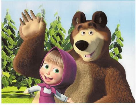 Looking for the best masha and the bear wallpapers? Ateliê de Papel Arroz Cida Blaz - MASHA E URSO