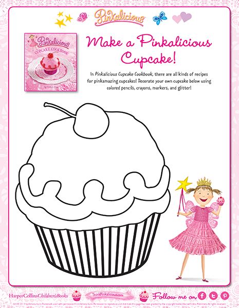 Color over 4,561+ pictures online or print pages to color and color by hand. Make a Pinkalicious Cupcake Coloring Page | Pinkalicious ...