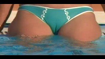 Teen in short jeans masturbating on webcam. &Voyeur upskirt video tube camel toe in the pool - XNXX.COM