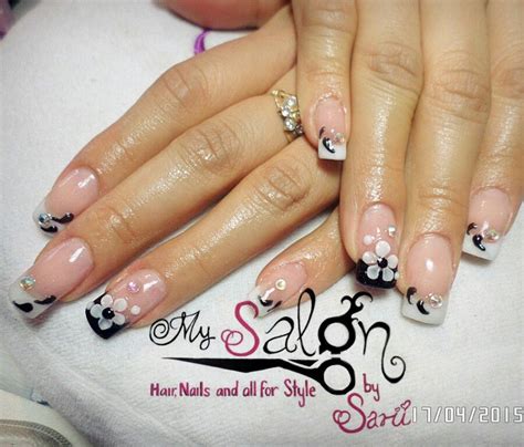 Uñas decoradas con brillos uñas decoradas navideñas esmalte de uñas blancas decorados para uñas cortas uñas rojas de. Uñas Acrilicas Negras Rosa / Tutorial: Unas acrilicas ...