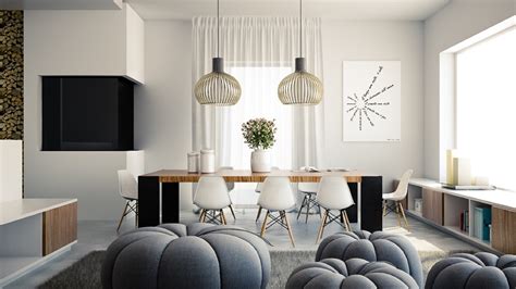 Modern lights selection that adds the beauty of this dining room can be decorated as main dining room design. Elegant Dining Room Design With Modern Lights As The Main ...