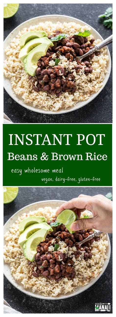 How to make instant pot chicken chili Instant Pot Beans & Brown Rice, an easy & comforting meal ...