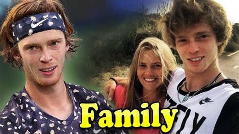 Rublev's tennis career, age, family, net worth and more. Andrey Rublev Family With Father,Mother and Girlfriend ...