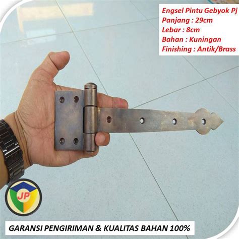 Kurang presisisnya pintu ini penyebabnya engsel yang sudah aus. Engsel Pintu Gerbang Kuningan Antik Pagar Rumah Jati Harga ...