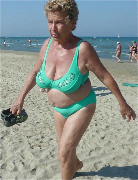 Amateur attractive mature (369,127 results). Granny on holiday. | Beach girls, Bikinis, Swimwear