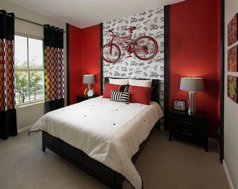 Best navy blue bedrooms ideas pinterest. 15 Pleasant Black, White and Red Bedroom Ideas | Home ...