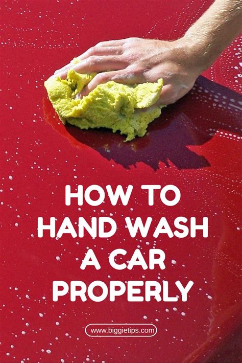 Using a microfiber car wash mitt and sudsy water from your soap and water bucket, wash the car from top to bottom. How to Hand Wash a Car Properly | Car cleaner, Homemade car wash soap, Diy car wash