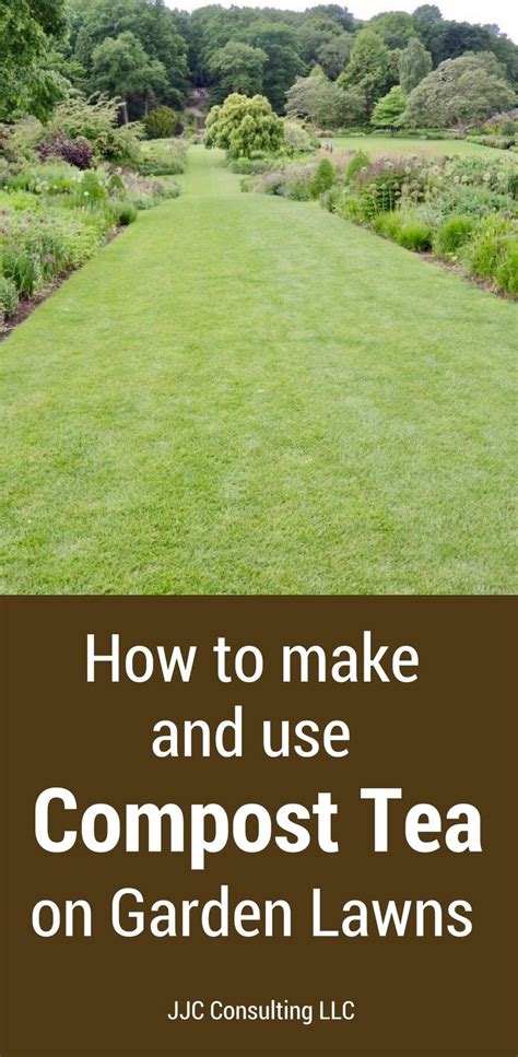 Working compost into the soil before planting grass seeds or laying sod is a good foundation for a healthy lawn. Compost Tea for Garden Lawns | Compost tea, How to make ...