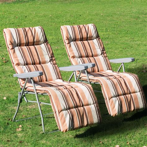 Order online today for fast home delivery. 2 Adjustable Sun Lounger Reclining Garden Deck Chair ...